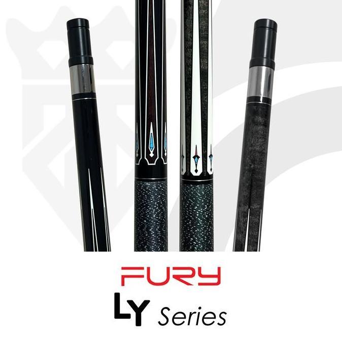 TERMURAH - FURY LY Series Stick Billiard Maple Cue Low Deflection/Play Cue Original Fury Stik Biliar
