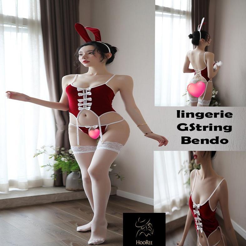 FAST DELIVERY LINGERIE SEXY HOT BINAL COSPLAY KELINCI BUNNY RABBIT BAJU TIDUR WANITA DEWASA 3702
