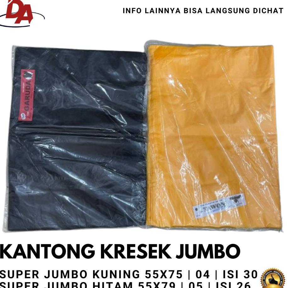 Kantong Kresek Super Jumbo - Kresek Jumbo - Kantong Plastik - Kresek Kuning - Kresek Hitam