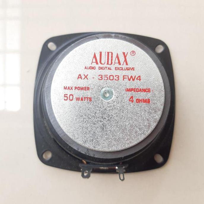 SPEAKER 3.5 INCH WOOFER AUDAX 50WATT 4OHM 3.5IN 3.5" 3.5INCH AUDAX ORI