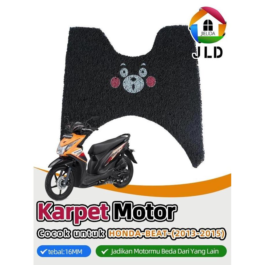 TERLARIS JIELIDA KAET MOTOR BEAT 2013-2015 KESET BEAT ALAS KAKI MOTOR BEAT KARBU MIE MOTIF PRINT