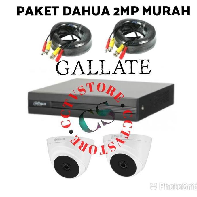 PAKET 2 KAMERA 2MP DAHUA 1080P PAKET 2 CHANNEL DAHUA 2MP