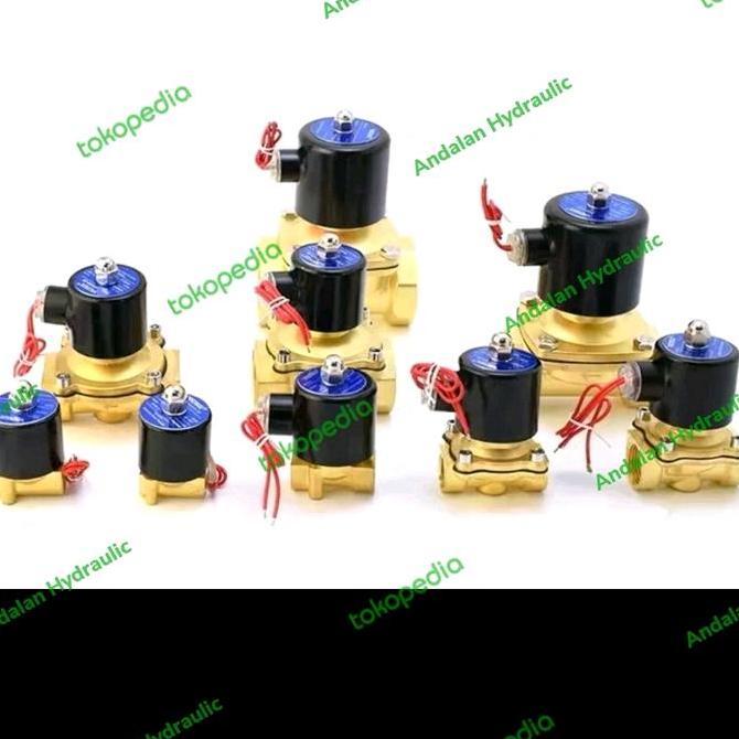 Solenoid Valve Kuningan 2 Way 1 1/4" Nc Ac220 / Solenoid Valve 2Way Termurah