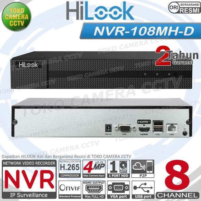 NVR 8 CHANNEL HILOOK NVR-108MH-D NVR 8CH HILOOK