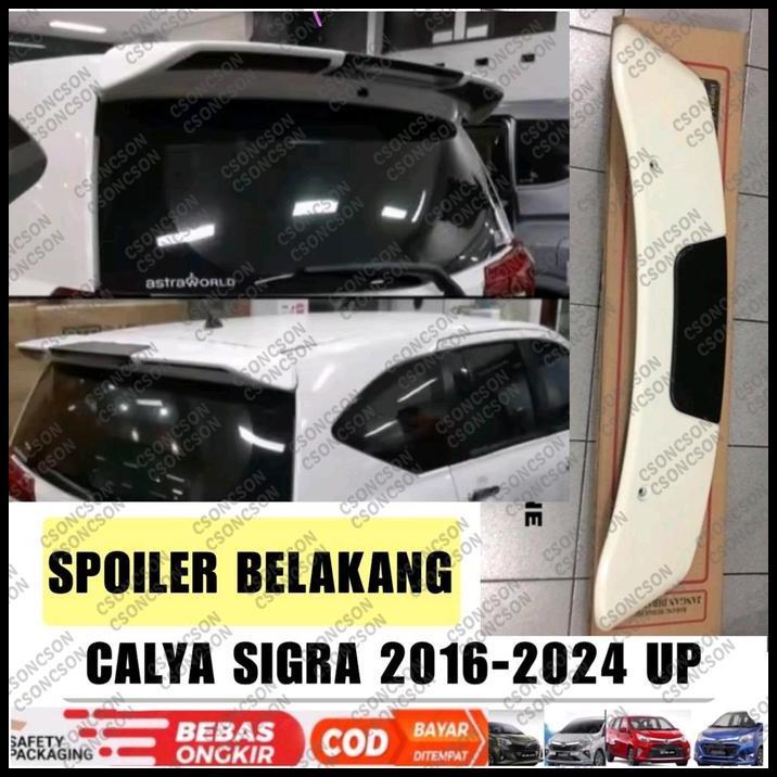 TERBARU SPOILER BELAKANG CALYA SIGRA 2016 2023 2024 2025 TWO TONE WARNA BODY LAMPU