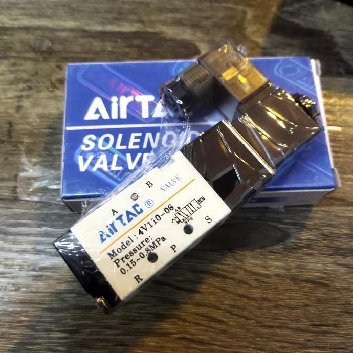 Solenoid Valve 4V110-06 Dc 24 Volt / Solenoid Valve Airtac Volt Dc 24 Promo
