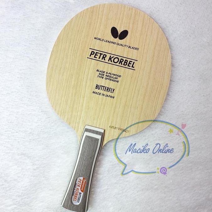 BUTTERFLY PETR KORBEL FL ~ KAYU BET PINGPONG BUTTERFLY PETR KORBEL FL ORIGINAL DAN TERPERCAYA