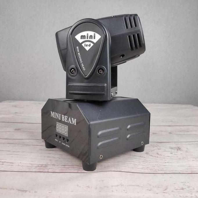 LED MINI MOVING HEAD SPOT LIGHT RGBW Lampu Lighting Panggung