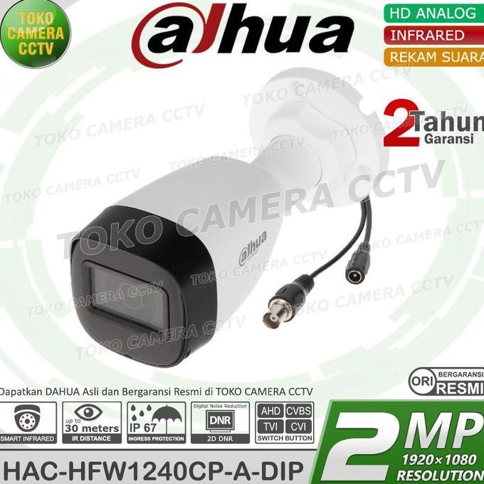 KAMERA CCTV OUTDOOR DAHUA 2MP MIC AUDIO CAMERA DAHUA 2MP AUDIO