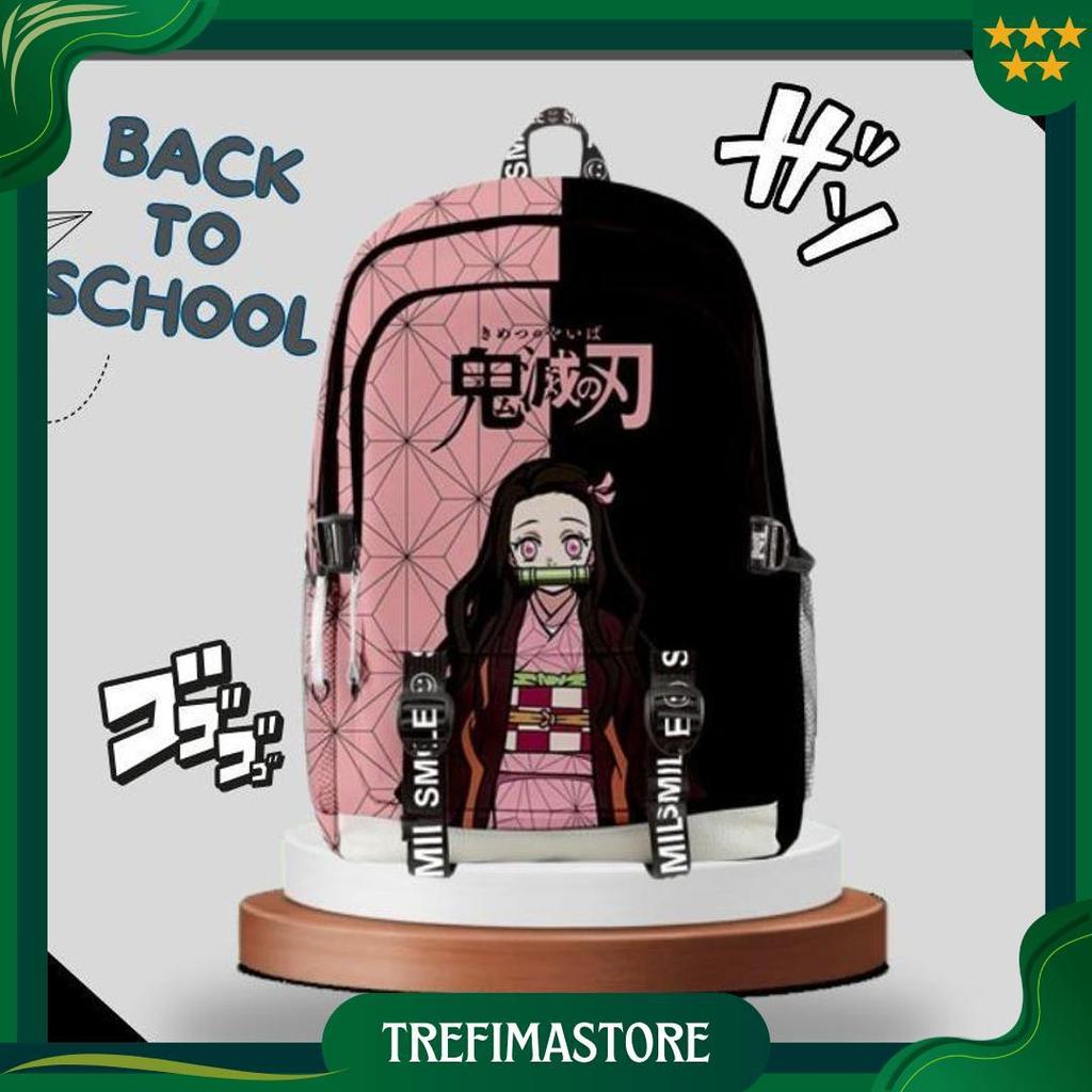 Ransel Sekolah Anak Murah Banyak Bonus Model Demon Slayer Terbaru Bisa COD MAP Promo
