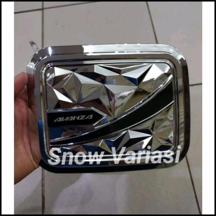 HOT DEAL TANK COVER AVANZA 2008 2010 TUTUP BENSIN DIAMOND CHROME 
