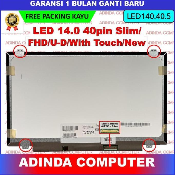TERLARIS LCD HP Chromebook 14A G5 14.0 Inch FHD 1920x1080 Touchscreen B140HAK01.1 gratis ongkir