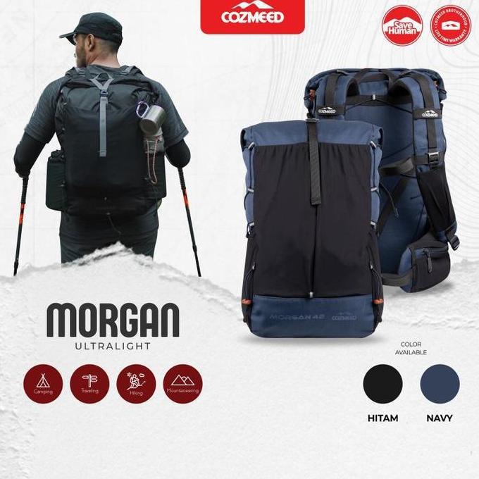Cozmeed Tas Ransel Carrier Gunung Ultralight Morgan 42 Liter Terbaru 
