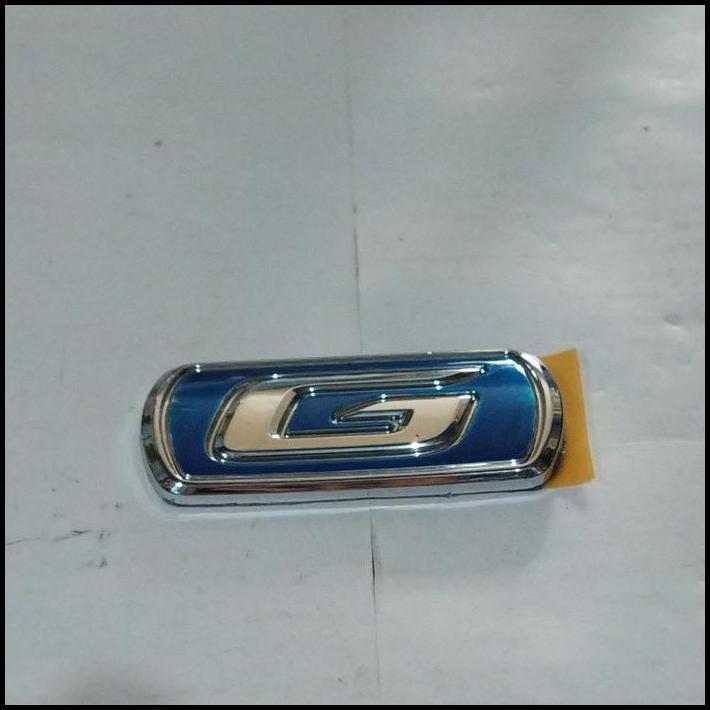 GRATIS ONGKIR EMBLEM TULISAN TYPE TIPE G BIRU AVANZA 2016-2018 ORI TOYOTA 100% 