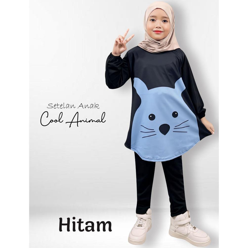 Saless Cf Kids Setelan Anak Perempuan Cool Animal Voxy Berkualitas