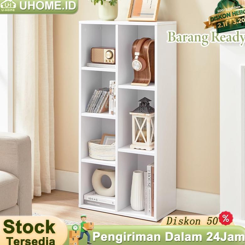 RECOMMENDED Rak Buku 7 Susun Serbaguna Rak Kayu Mainan Lemari Buku Rak Baju Rak Dapur Rak Helm 2026