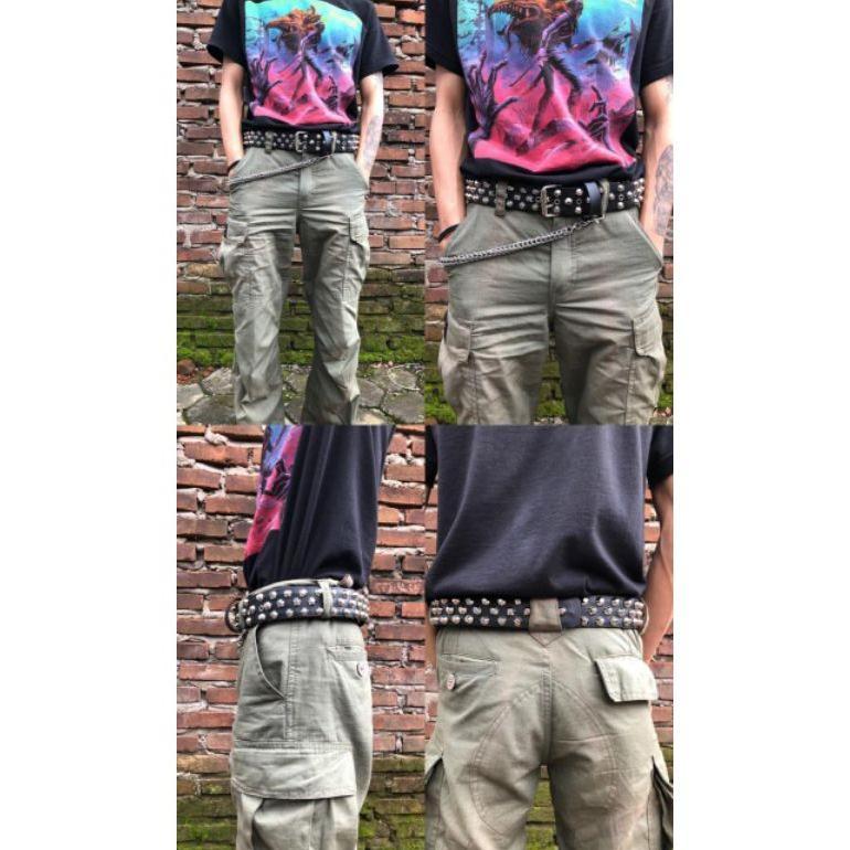 FLASH SALE BELT SPIKE PUNK / GESPER SPIKE PUNK / SABUK SPIKE PUNK ROCK / IKAT PINGGANG