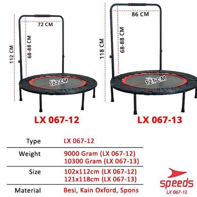 Argipratamashop - Speeds Trampoline Dewasa Trampolin Anak 40" Lompat Trampolin Mainan Anak Fitness G
