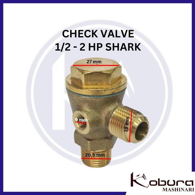 Check Valve 1/2-2 hp