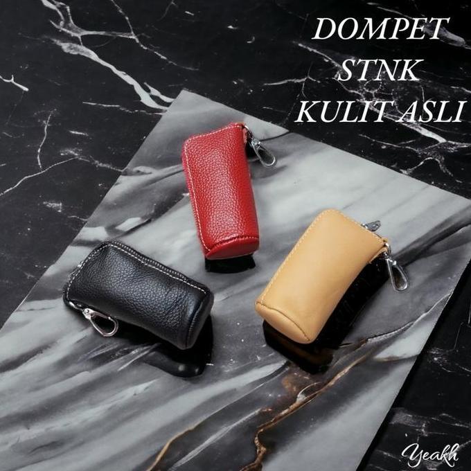 Promo DOMPET STNK KULIT MOTOR MOBIL|GANTUNGAN KUNCI MOBIL UNIK-POUCH STNK Diskon
