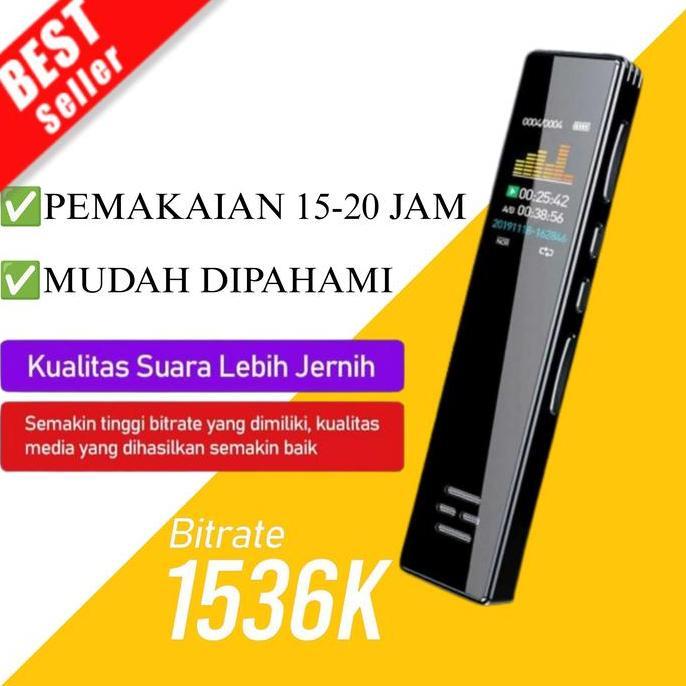 TERLARIS VOICE RECORDER MROBO 16GB ORINAL ALAT PEREKAM SUARA REKORDER