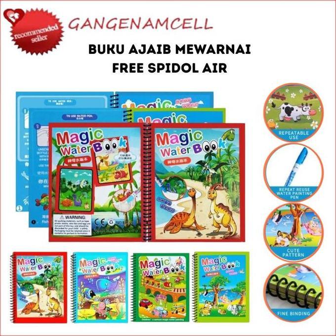 CHALK Buku Ajaib Belajar Mewarnai Practice Painting Book Buku Edukasi Anak