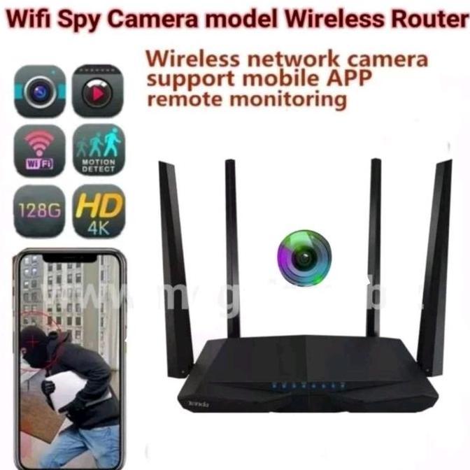 Wifi Spy Camera model Router (Kamera tersembunyi/ hidden camera) Pantau di HP Android/iOS