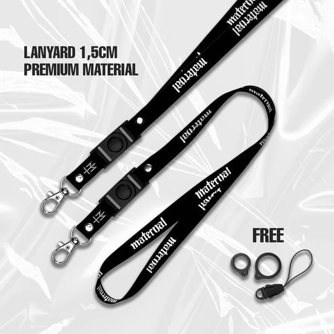 MATERNAL DISASTER DEMON SLAYER LANYARD PREMIUM 1,5cm GANTUNGAN HANDPHONE