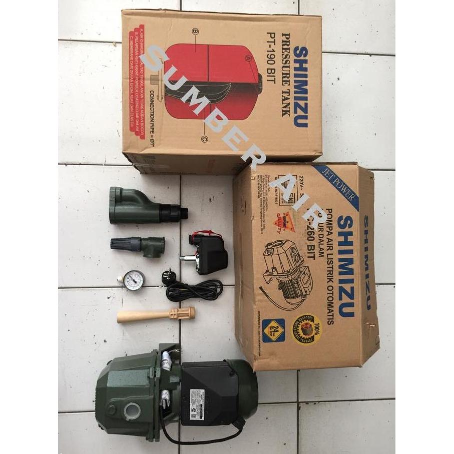 Newbit- Pompa Air Jetpump Shimizu Pc 260 Bit