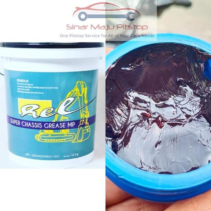 Promo Rel Super Chassis Grease Mp - Gemuk Pelumas Multiguna Pail Ember 15 Kg