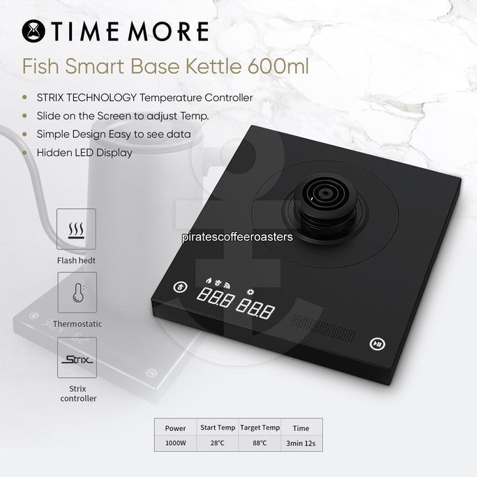 TERMURAH - Timemore Base Kettle 600ml 800ml Original - Alat Pemanas Teko Timemore