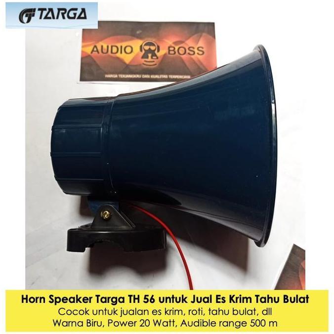 Trumpet Horn Speaker Targa TH 56 untuk Jual Es Krim Tahu Bulat Roti