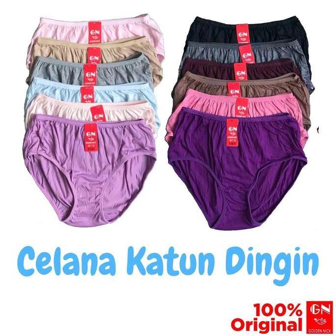 revasin9  - 6 pcs cd golden nick wanita jumbo nyaman dipakai termurah  lembut | cd wanita gn 937&939