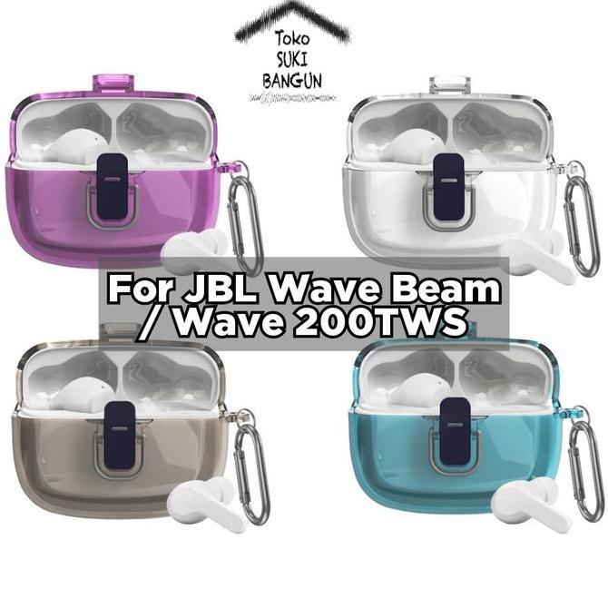Case untuk JBL Wave Beam / JBL Wave 200TWS SECURE LOCK Casing Cover Pouch Protector
