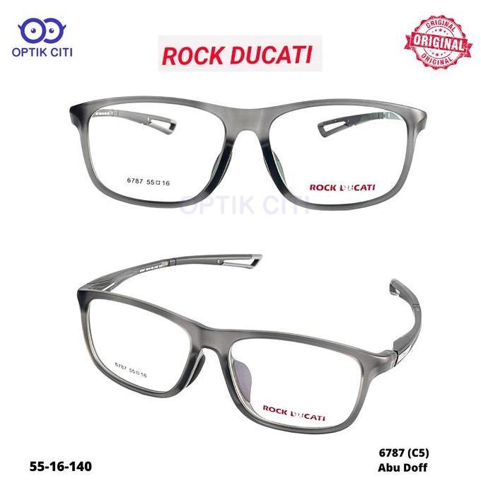 Frame Kacamata Sporty Pria Rock Ducati Original 6787 Ada Elock