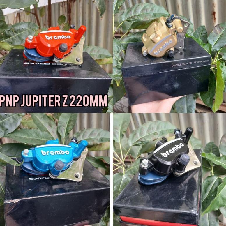 KALIPER SAMUREY CAKRAM PLUS BREKET 2P 2PISTON MOTOR JUPITER Z FIZR VEGA R LAMA ORIGINAL HARGA GROSIR