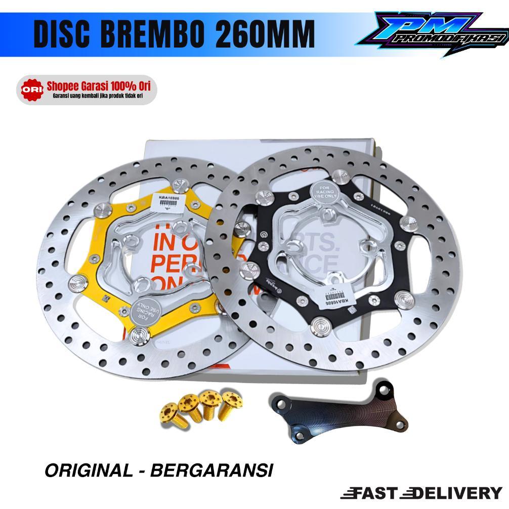 Disc Brembo 260 mm Vietnam piringan cakram brembo vario beat scoopy mio - Disc Piringan 260mm Ori