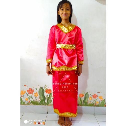 Free Ongkir Baju Karnaval Anak Minang / Baju Tari / Baju Karnaval Minang Anak Perempuan / Baju Tari 
