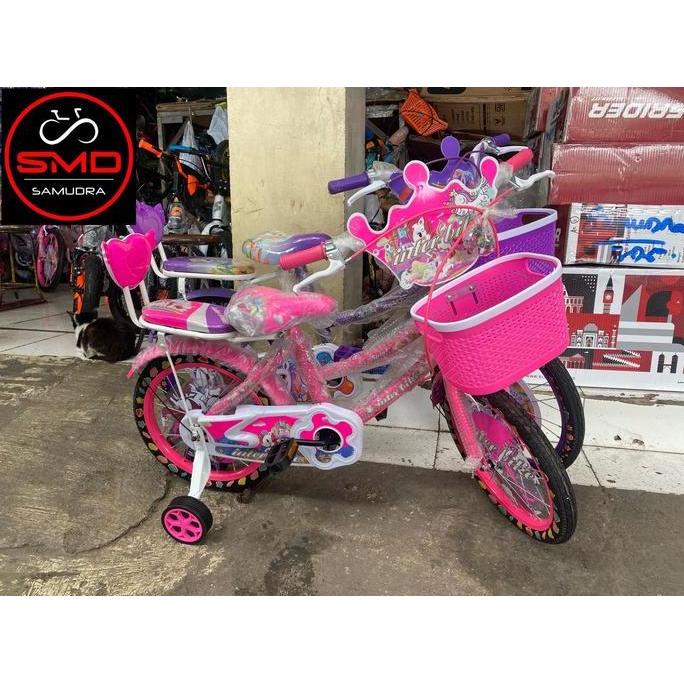 Sepeda Anak Mini Keranjang 16 Interbike Kuda Pony Murah BDG