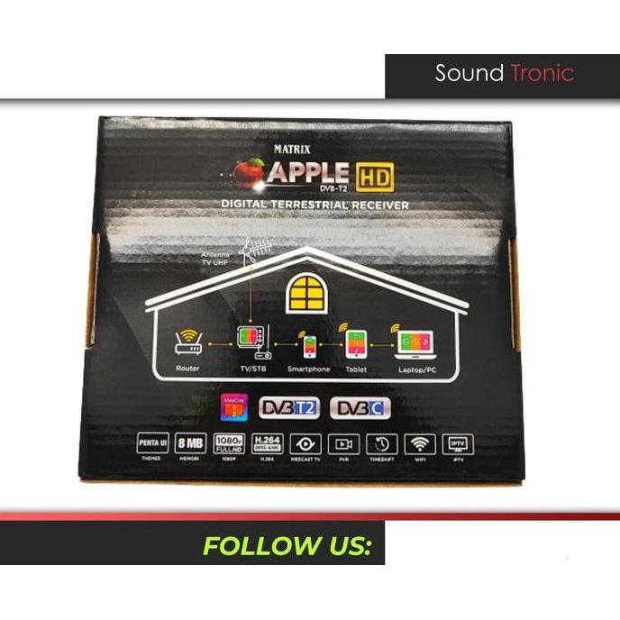 Set Top Box TV Digital DVB T2 merk MATRIX Original