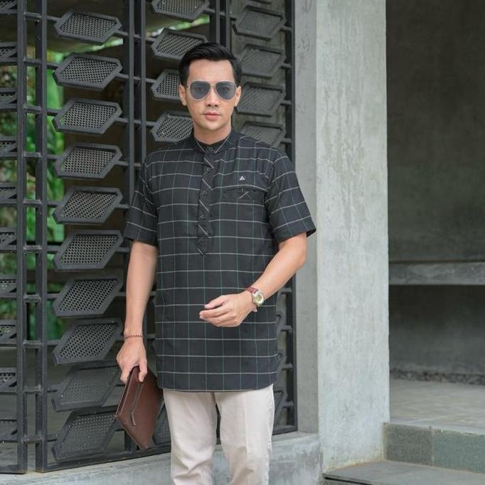 Kurta Flanel - Baju Koko Flanel Ahsan