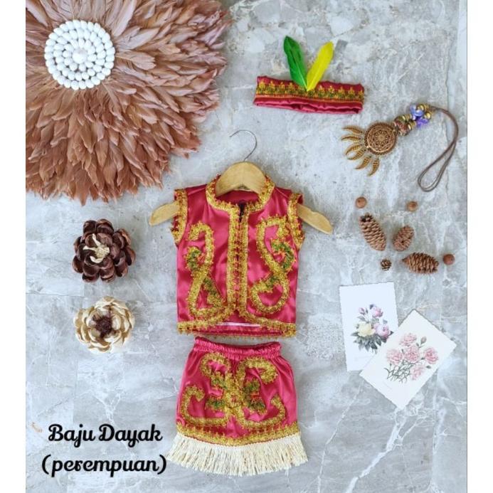 Diskon Baju Dayak Anak / Baju Adat Dayak Kalimantan/ Kostum Dayak Anak/ Baju Adat Dayak Anak /Kostum