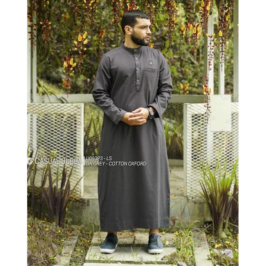 SAMASE Jubba Jubah CasuaL U093 Baju Gamis Pakaian Sholat Muslim Pria