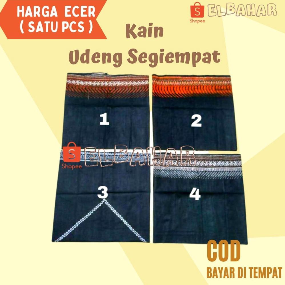 Kain Udeng Batik Segi Empat Bahan Blangkon Beeket Totopong Destar Sapuk Semeto