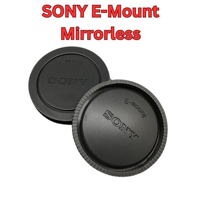 BODY CAP Camera REAR CAP Lensa, Tutup Body Kamera Mirrorless DSLR Tutup Belakang Lens SONY E, FUJIFI