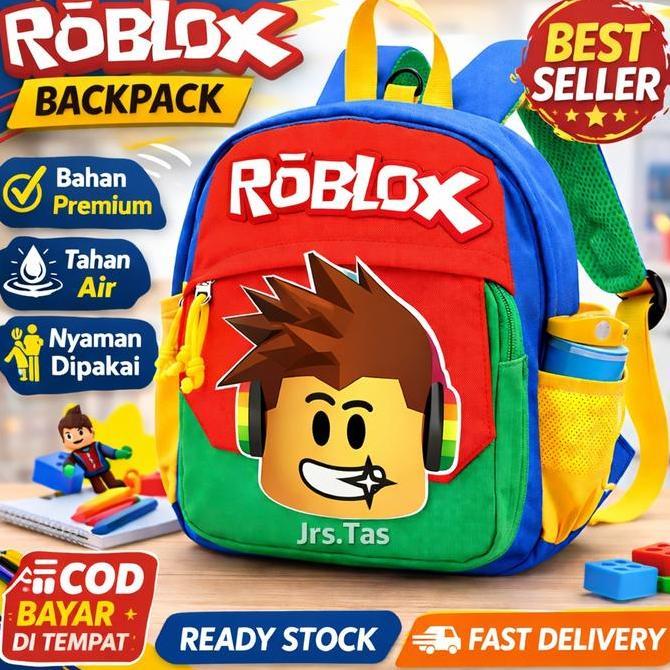 Tas Anak TK PAUD Roblox | Tas Sekolah Anak Laki Laki Ransel Lucu Ringan