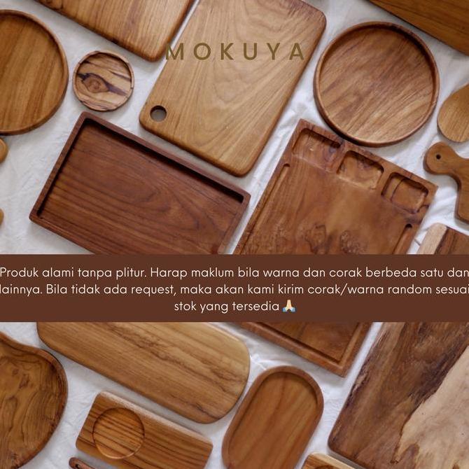 Tantan - Talenan Kayu Jati Besar Premium 2Cm | Cutting Board Tebal Estetik Untuk Masak & Dekor Dapur