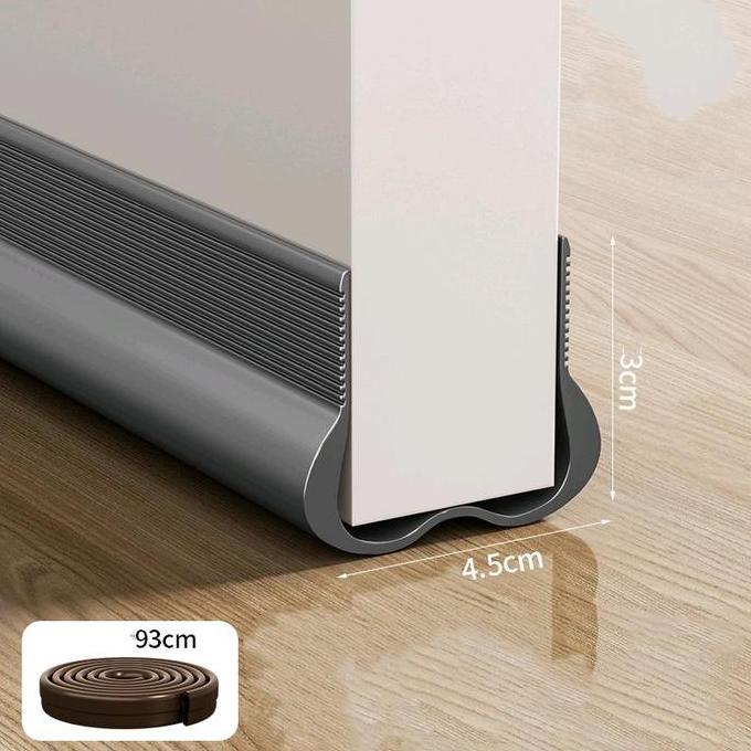 Mehose- Silikon Anti Air Penutup Celah Bawah Pintu Waterproof Anti Kecoa Serangga Debu Udara / Silic