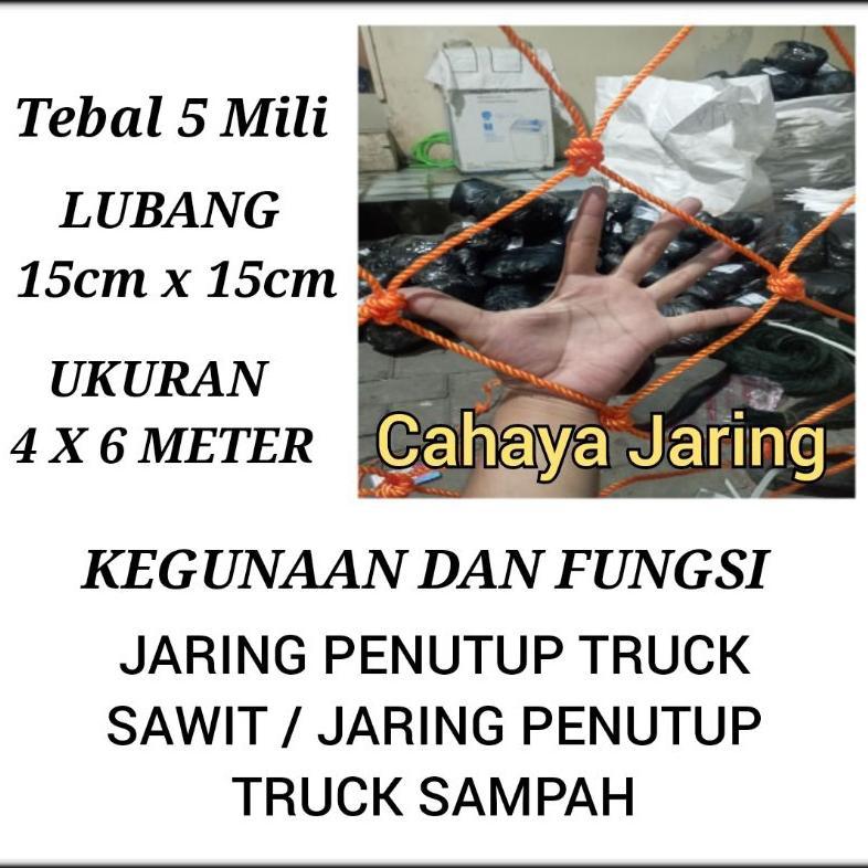 NEW JARING TRUK SAWIT 4X6 METER / JARING TRUK SAMPAH / JARING TRUK / JARING PENUTUP MOBIL SAWIT / JA