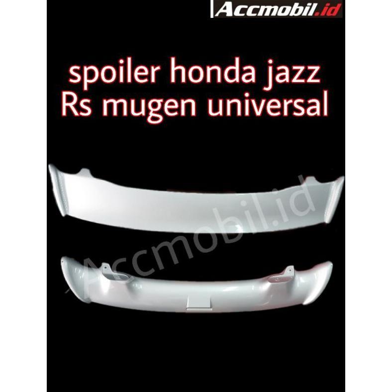 NEW spoiler plastic honda jazz rs fit ge 8 gen 2 universal hatchback mugen [terbaik][terlaris]